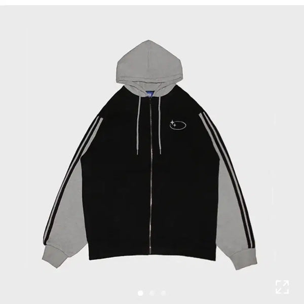 [BUNJANG] Cross Dressly Hooded Zip-up / 크로스드레슬리 후드집업