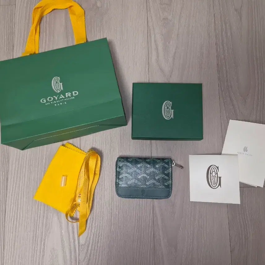 [BUNJANG] Goyard Matignon Mini Wallet Green / 고야드 마티뇽 미니 그린 지갑