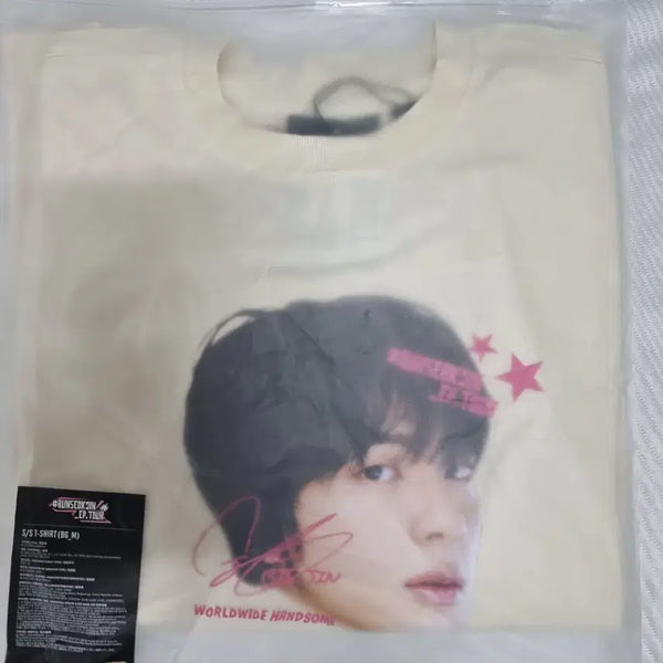 [BUNJANG] BTS Jin RUNSEOKJIN EP.TOUR Face T-Shirt (M) / bts진 RUNSEOKJIN EP.TOUR 런석진 얼굴티셔츠