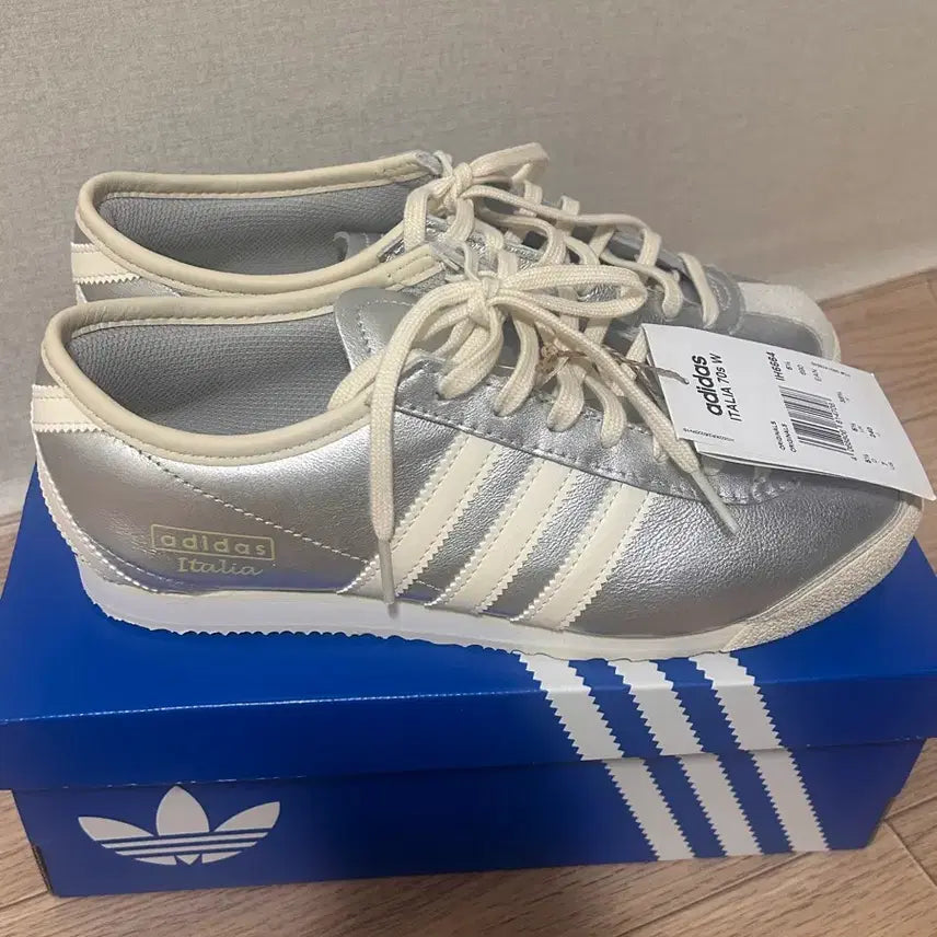 [BUNJANG] Adidas Italia 70S Silver Sneakers / 아디다스 이탈리아 70S 실버