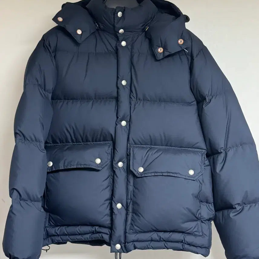 [BUNJANG] Eastlog Permanent Padding Navy M / 이스트로그 퍼머넌트 패딩 네이비 M