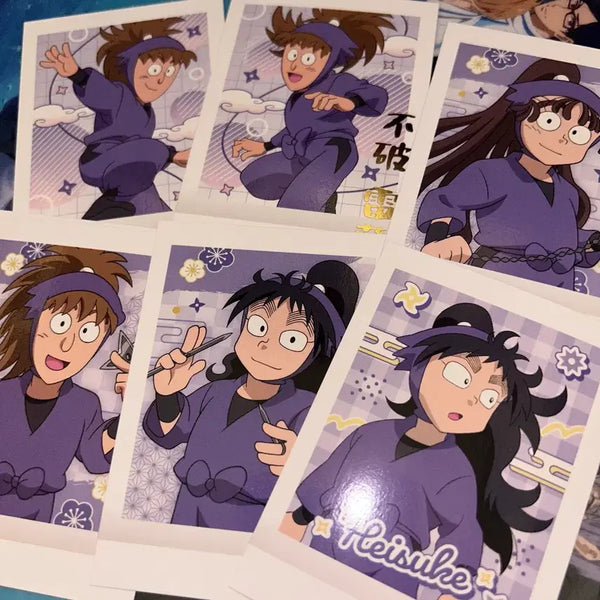 [BUNJANG] Nintama Rantarou 5 Nin Pashat Card Bundle Set / [닌타마 란타로] 5닌 파샤 일괄