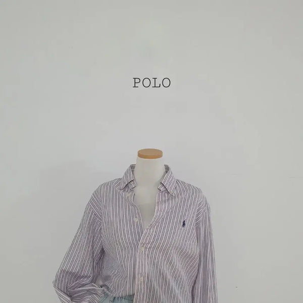 [BUNJANG] Polo Ralph Lauren Striped Shirt M / No.26072610 폴로 랄프로렌 스트라이프 셔츠