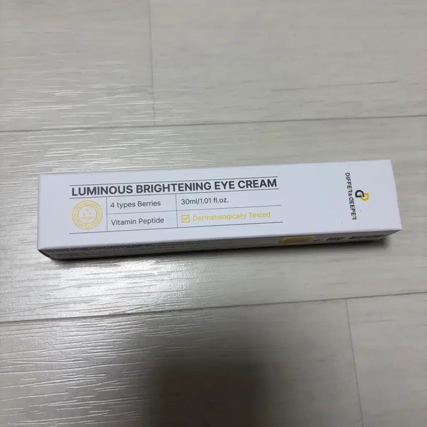 [BUNJANG] Deeper and Deeper Luminous Brightening Eye Cream 30ml / 디퍼앤디퍼 루미너스 브라이트닝 아이크림 30ml 새제품