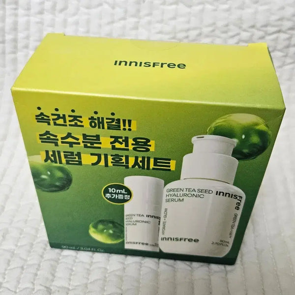 [BUNJANG] Innisfree Green Tea Seed Hyaluronic Serum 80ml + 10ml Set (Sealed) / [미개봉새상품] 이니스프리 그린티 씨드 히알루론산 세럼 80ml + 10ml 세트