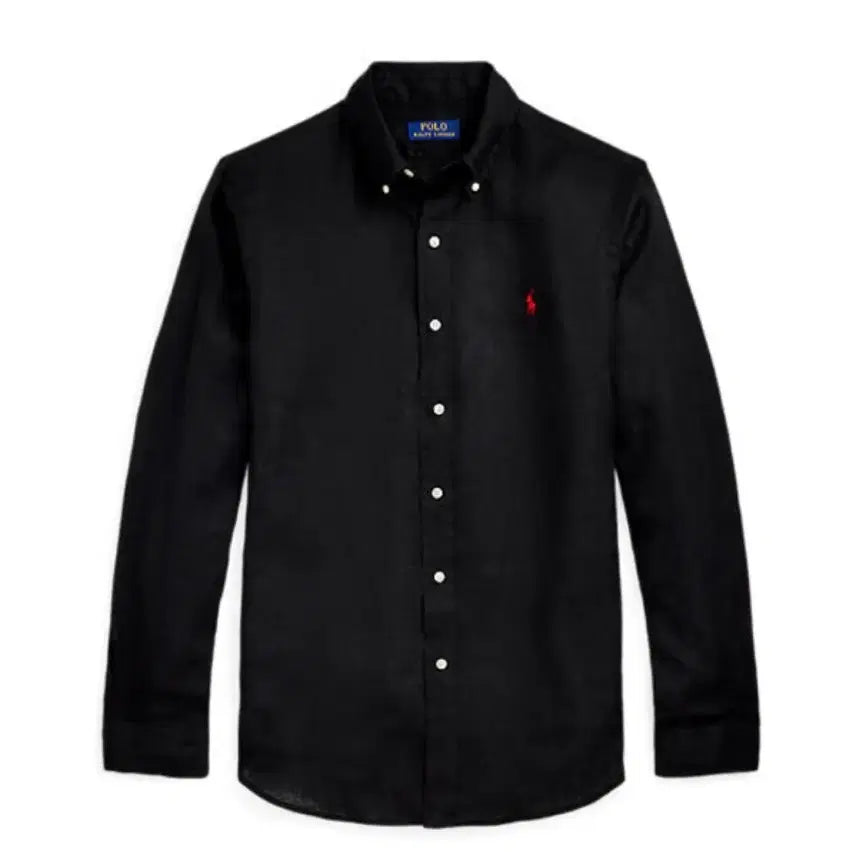 [BUNJANG] Polo Ralph Lauren Men's Classic Fit Linen Shirt / 폴로 랄프 로렌 남성 클래식핏 리넨 셔츠