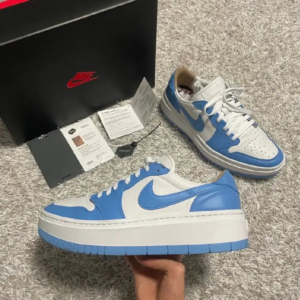 [BUNJANG] Nike Air Jordan 1 Elevate SE University Blue Low Sneakers / 나이키 조던 1 엘리베이트 SE 유니버시티 블루 로우 스니커즈