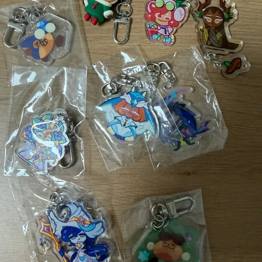 [BUNJANG] Cookie Run Limited Edition Keychain Set / [급처] 쿠키런 한정판 키링 세트