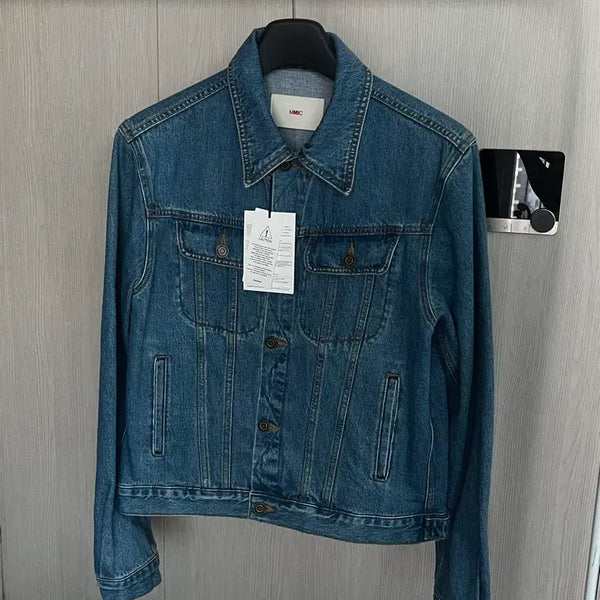 [BUNJANG] MMIC Frame Cut Denim Jacket Medium / MMIC 프레임컷 데님자켓 새제품 m사이즈