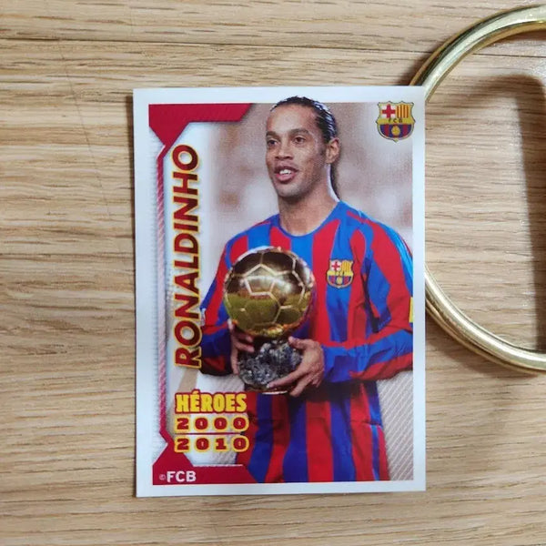 [BUNJANG] 2010-11 Panini Barcelona Ronaldinho Sticker Football Card / 2010-11파니니 바르셀로나 호나우 딩요 스티커 축구카드