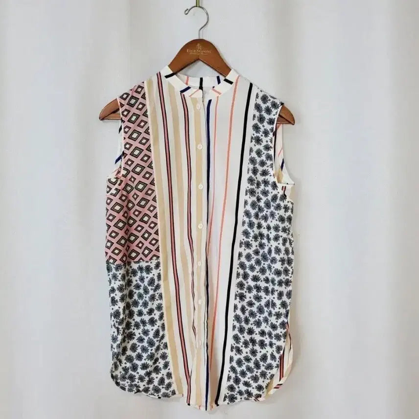 [BUNJANG] Benetton Silk Blouse (Size 42/55) / 베네통 블라우스 42(55)