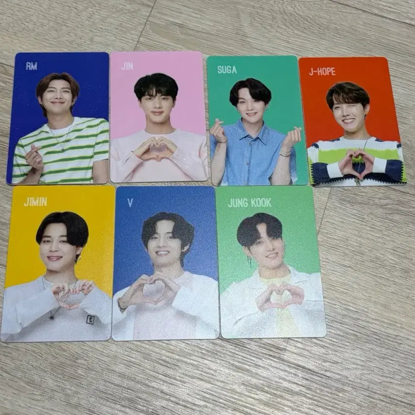 [BUNJANG] BTS Bangtan Sonyeondan Chilsung Cider Photocard Bundle Set / [일괄] BTS 방탄소년단 칠성사이다 포카 판매합니다