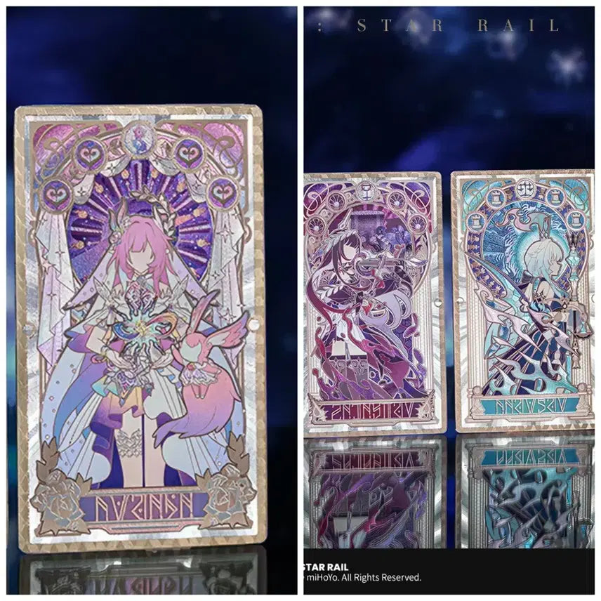 [BUNJANG] Honkai: Star Rail Keyrene Hysilence Kerydra Hologram Card Set / 황금의 후예 홀로그램 카드 키레네 히실렌스 케리드라 붕괴 스타레일