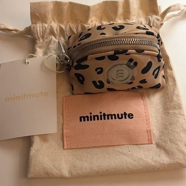 [BUNJANG] MinuteMute Chloe Pouch Keyring Leopard / 새상품 미닛뮤트 클로 파우치 키링 레오파드