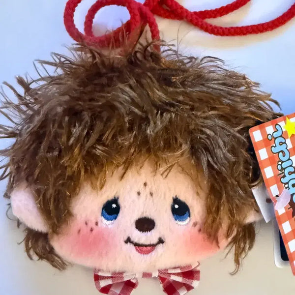 [BUNJANG] Mokomoko Monchhichi Brown Pouch / 모코모코 몬치치 파우치
