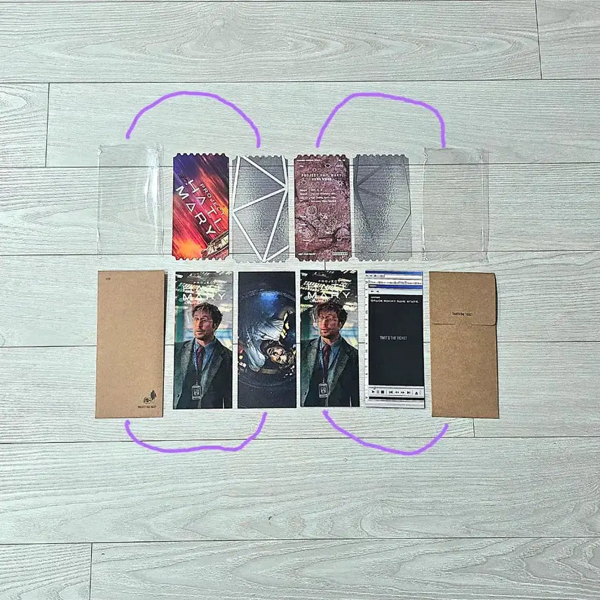 [BUNJANG] Project Hail Mary Original Ticket & Lenticular TTT / 프로젝트헤일메리 오리지널티켓오티TTT삼티 프로젝트 헤일메리 라이언고슬링