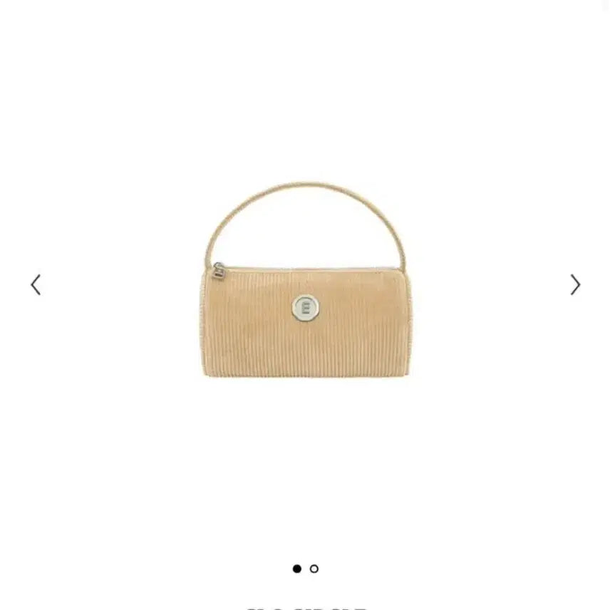 [BUNJANG] MinuteMute Clo Circle Corduroy Bag Latte / 미닛뮤트 clo circle 코듀로이 라떼 (새상품)