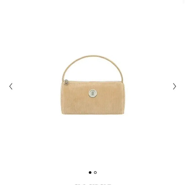 [BUNJANG] MinuteMute Clo Circle Corduroy Bag Latte / 미닛뮤트 clo circle 코듀로이 라떼 (새상품)