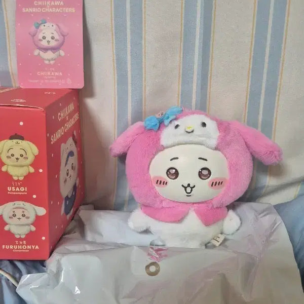 [BUNJANG] Chiikawa x Sanrio Collaboration My Melody Plush / 치이카와 산리오 콜라보 마이멜로디 새상품