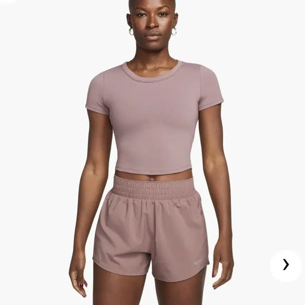 [BUNJANG] Nike One-Fitted Short-Sleeve Cropped Top (L) / 나이키 원 피티드 반팔 크롭탑 L