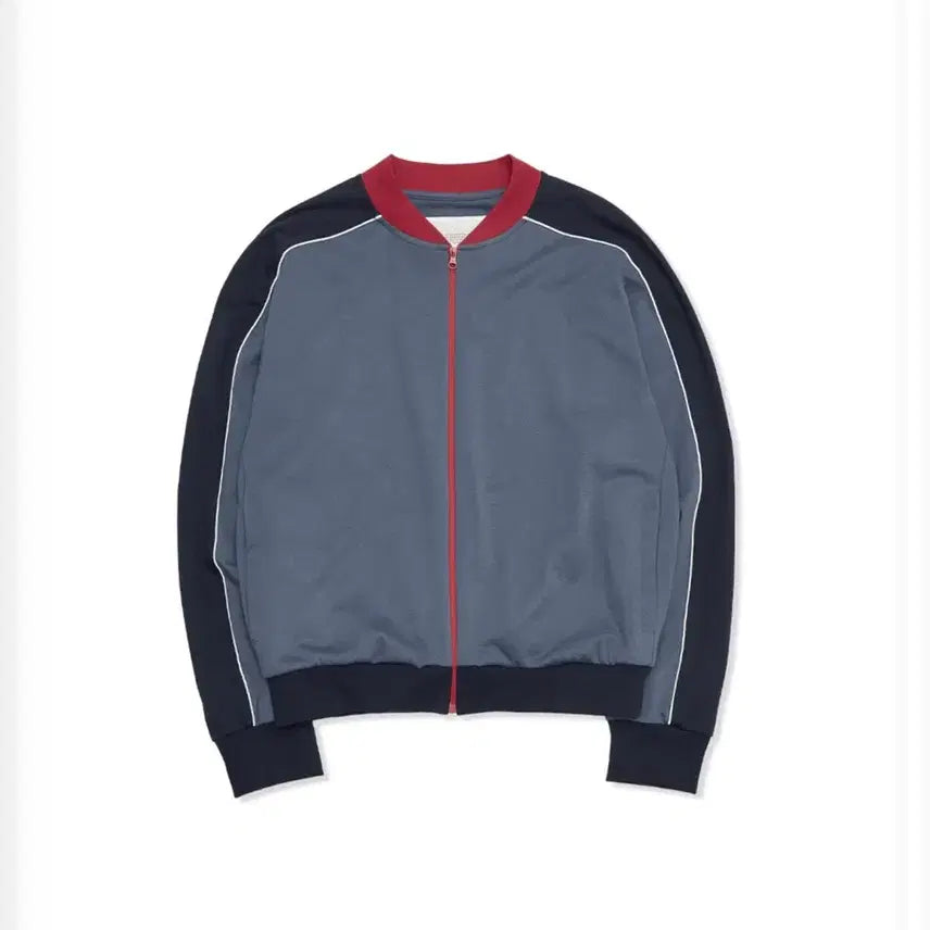 [BUNJANG] Amomento Plus Color Block Track Jacket L Ash Blue / 아모멘토플러스 컬러블럭 트랙자켓 L 애쉬블루 새상품
