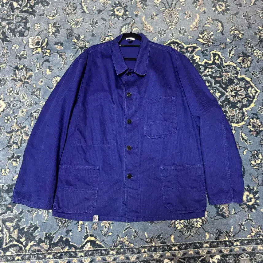 [BUNJANG] Vintage French Workwear HBT Work Jacket / XL-XXL) Vintage French work wear HBT French work jacket