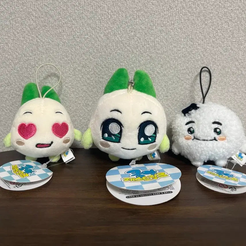 [BUNJANG] Onion Potato Onion Restaurantz Keyring Set (3 Types) / Set 양파쿵야 키링 3종 세트 쿵야 레스토랑즈 하트 스탠딩 주먹밥 인형