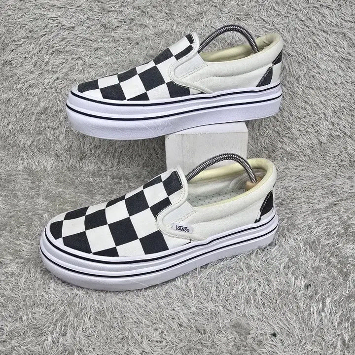 [BUNJANG] Vans Checkerboard Super Comfycozy Platform Slip-On Shoes / 245 반스 체커보드 슈퍼 컴피쿠시 플랫폼 슬립온