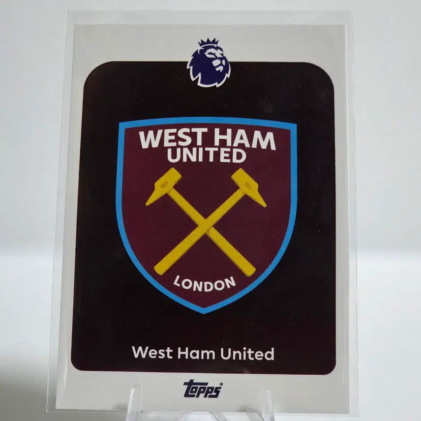 [BUNJANG] Tops 25/26 West Ham Team Logo Card / 탑스 EPL 웨스트햄 팀 로고 카드