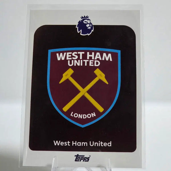 [BUNJANG] Tops 25/26 West Ham Team Logo Card / 탑스 EPL 웨스트햄 팀 로고 카드