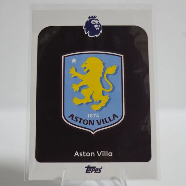 [BUNJANG] Tops 25/26 Aston Villa Team Logo Card / 탑스 EPL 아스톤빌라 팀 로고 카드