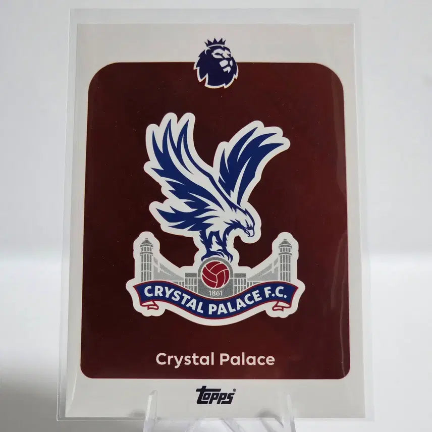 [BUNJANG] Topps EPL Crystal Palace Team Logo Card / 탑스 EPL 크리스탈 팰리스 팀 로고 카드