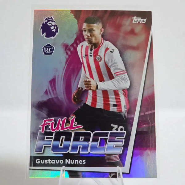 [BUNJANG] Topps Premier League Gustavo Nunes Full Force RC Rookie Card (Brentford) / 탑스 프리미어리그 구스타보 누네스 풀포스 RC 루키카드 (브렌트포드)