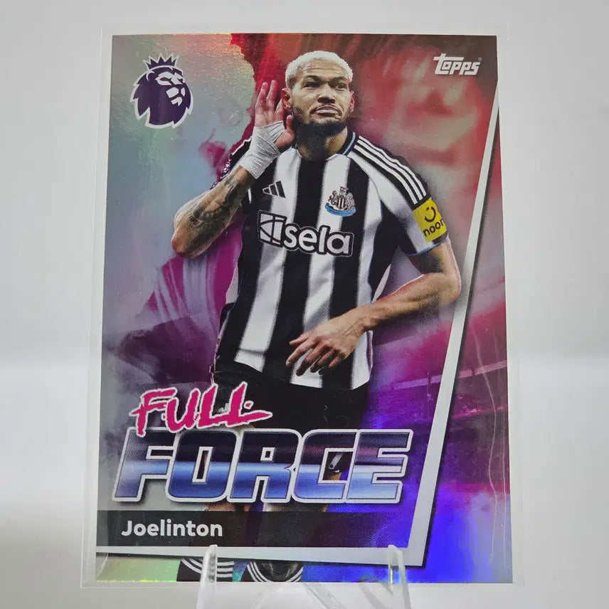 [BUNJANG] Topps Premier League Joelington Full Force Card (Newcastle) / 탑스 프리미어리그 조엘린톤 풀포스 카드 (뉴캐슬)
