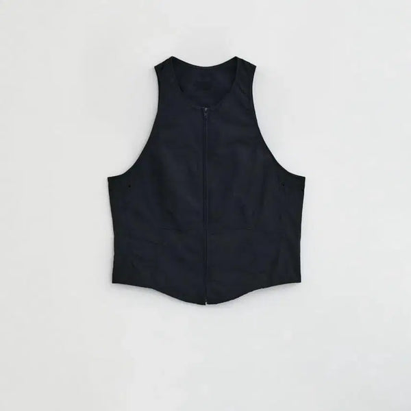 [BUNJANG] NUMAREEE Nylon Zip-Up Sleeveless Black / 새상품) 누마레ee 이이 NYLON ZIP-UP SLEEVELESS