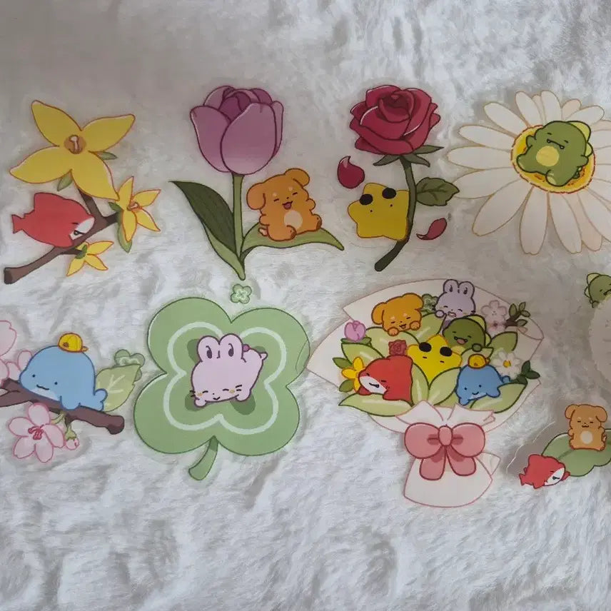 [BUNJANG] Pixelie Spring Goods Sticker Set / [픽셀리] 봄 굿즈 스티커