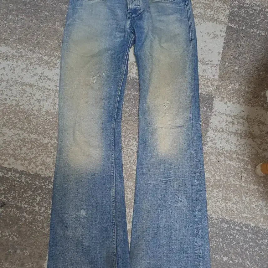 [BUNJANG] Diesel Zathan 0071J Vintage Oil Wash Bootcut Denim Pants / [W29/30] 디젤 자탄 0071J 빈티지 오일워싱 부츠컷 데님팬츠