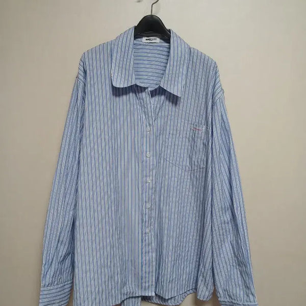 [BUNJANG] Michiko London Stripe Shirt FREE / 미치코런던 스트라이프 셔츠 FREE