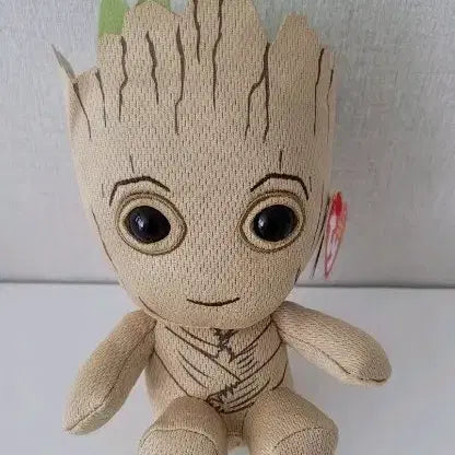 [BUNJANG] Marvel Groot Plush Doll with Tag / 마블 그루트 인형(택 있는 새상품)