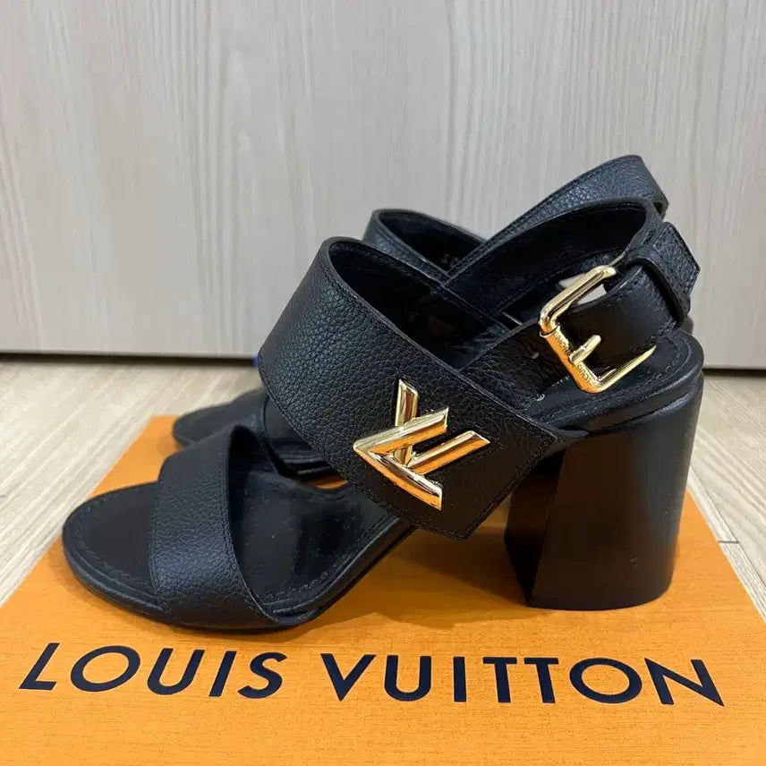 [BUNJANG] Louis Vuitton Horizon Sandals Black / 루이비통 호라이즌 샌들 블랙 8.5cm 신발