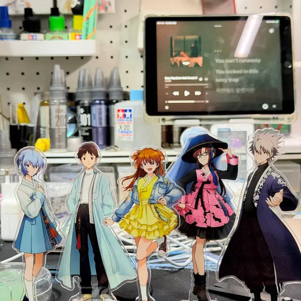 [BUNJANG] Evangelion Hanbok Acrylic Stand / 에반게리온 한복 아크릴 스탠드