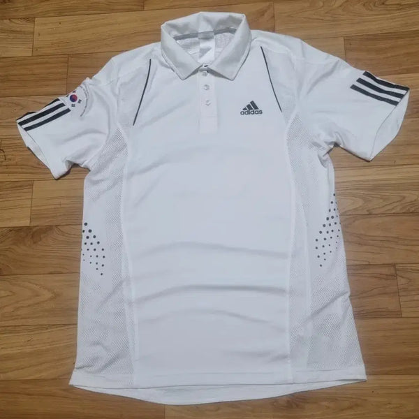 [BUNJANG] Adidas Korea National Team Coach Polo T-Shirt Men's 95 / 아디다스 코리아 국가대표 코치용 폴로티 남자95 칭찬은고래도춤추게