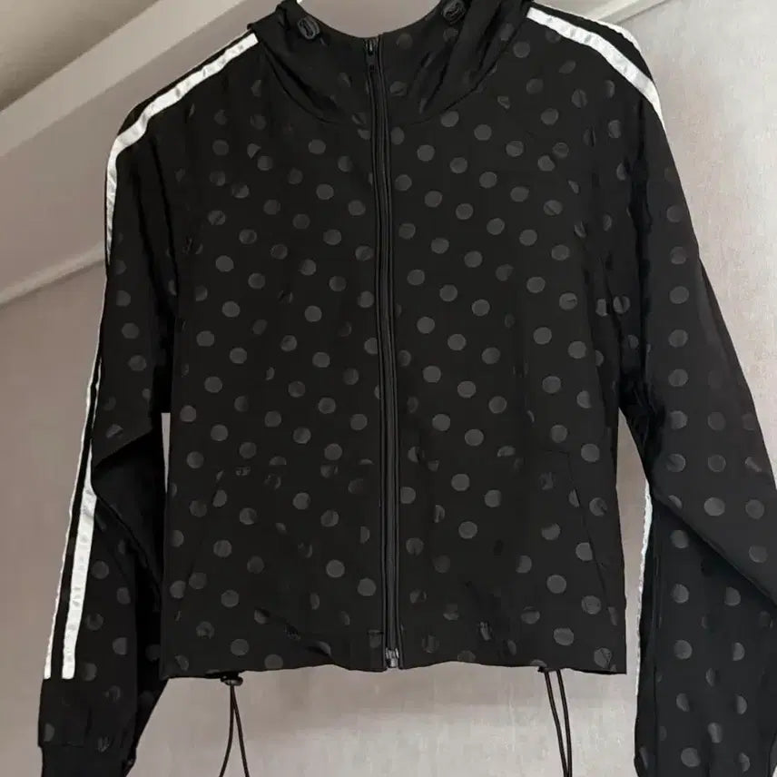 [BUNJANG] Dot Hooded Zip-Up Jacket / 봄, 여름 도트 후드집업