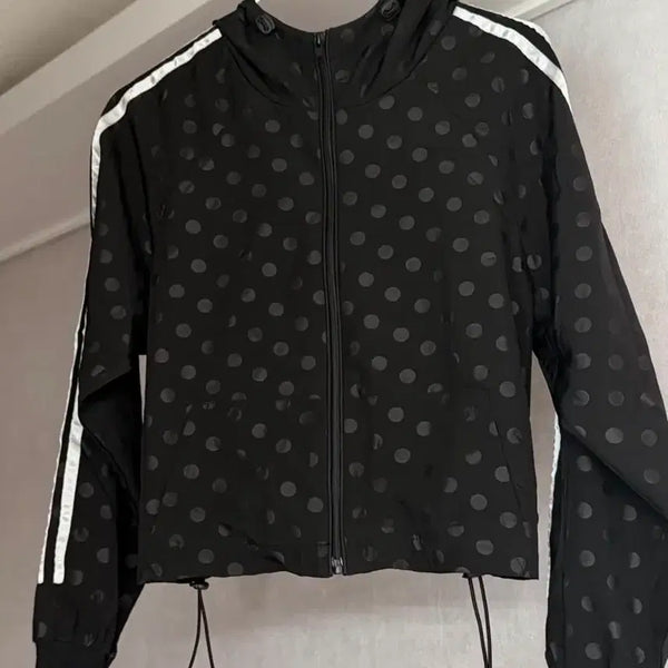 [BUNJANG] Dot Hooded Zip-Up Jacket / 봄, 여름 도트 후드집업