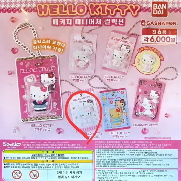 [BUNJANG] Sanrio Hello Kitty Package Miniature Collection Gacha Sealed / [미개봉]헬로키티 패키지 미니어쳐 컬렉션 가챠