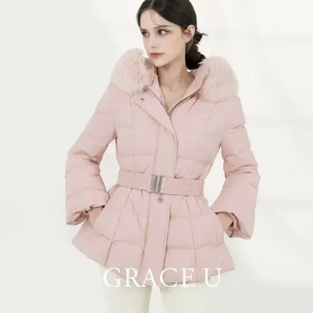 [BUNJANG] Grace Yu Eclaire Multi Padding Pink M / 그레이스유 멀티패딩 Eclaire Multi Padding 핑크  m