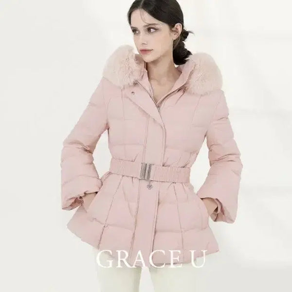 [BUNJANG] Grace Yu Eclaire Multi Padding Pink M / 그레이스유 멀티패딩 Eclaire Multi Padding 핑크  m