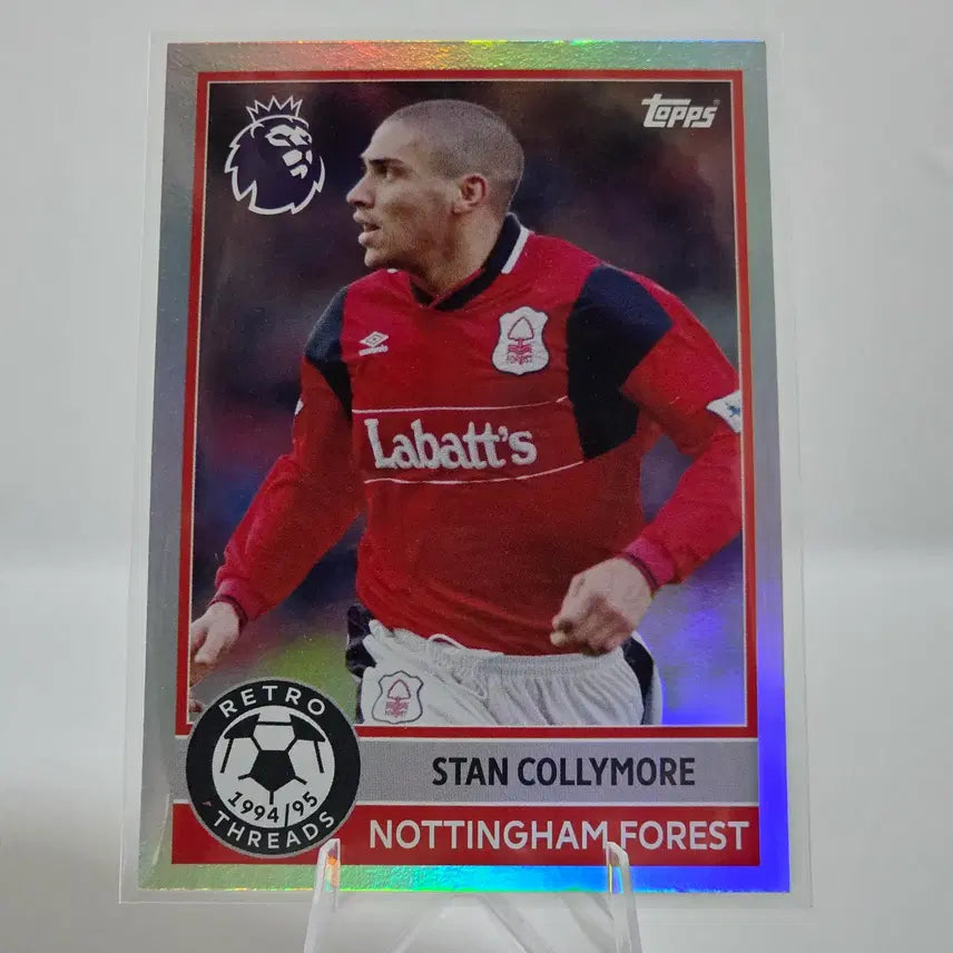 [BUNJANG] Topps Premier League Stan Collymore Retro Threads (Nottingham) Trading Card / 탑스 프리미어리그 스탠 콜리모어 레트로 스레드 (노팅엄)