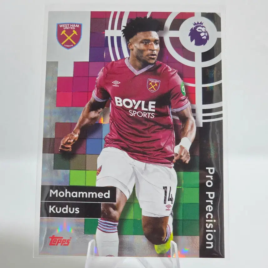 [BUNJANG] Topps Premier League Mohamed Kudus Pro Precision (West Ham) Trading Card / 탑스 프리미어리그 모하메드 쿠두스 프로 프리시전 (웨스트햄)