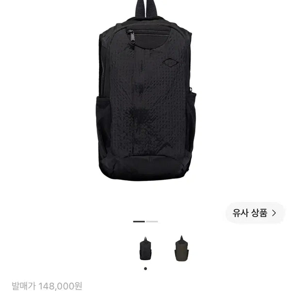 [BUNJANG] Mischief Plaid Sprint Pack Backpack / 미스치프 플레이드 스프린트 팩 블랙 깅엄 체크 백팩
